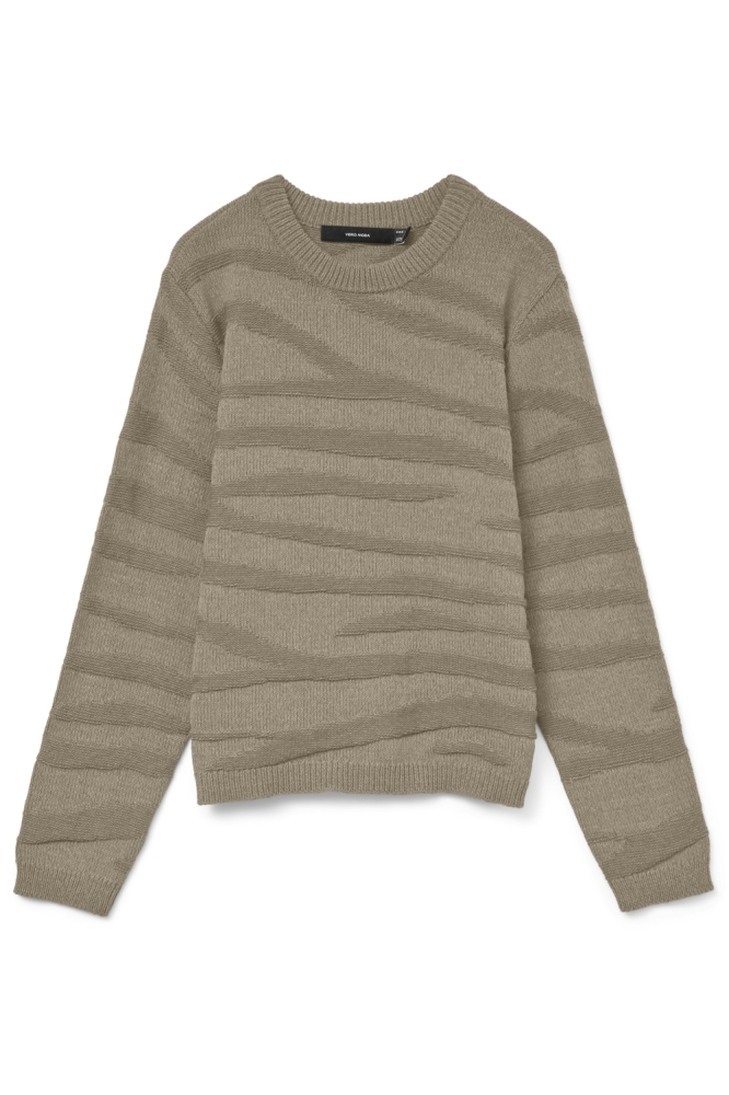 VMMALOU LS O-NECK PULLOVER BOO 10331437 Silver Mink